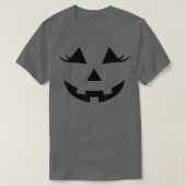 Jack O Lantern Face Pumpkin Halloween Leopard Glas Tシャツ (デザイン正面)