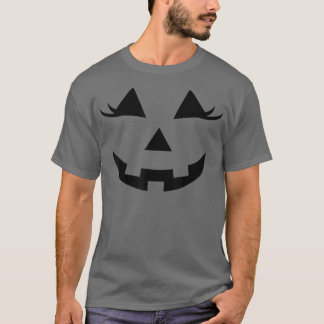 Jack O Lantern Face Pumpkin Halloween Leopard Glas Tシャツ