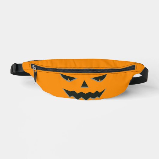 Jack-o’-Lantern Face with Grey Accents – Halloween ファニーパック (正面)