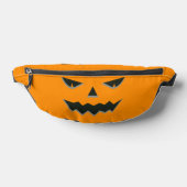 Jack-o’-Lantern Face with Grey Accents – Halloween ファニーパック (レイダウン)