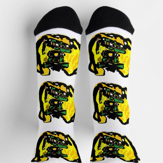 Jack o' lantern Funny ソックス (上部)