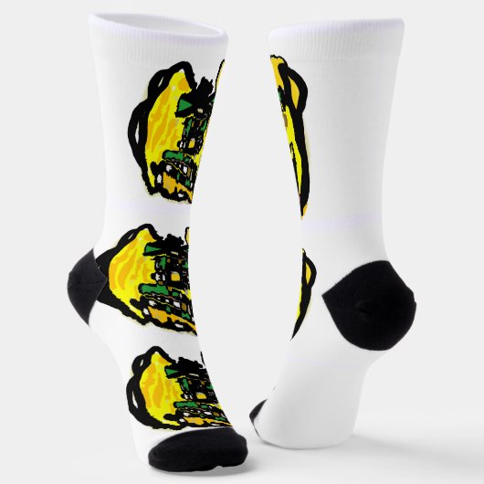 Jack o' lantern Funny ソックス (傾斜あり)