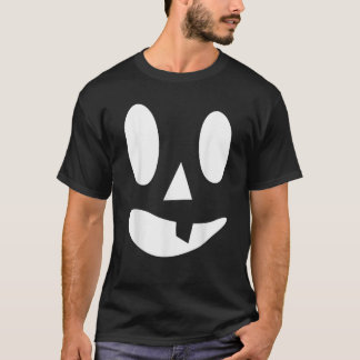 Jack O Lantern Pumpkin Face Funny Halloween Costum Tシャツ