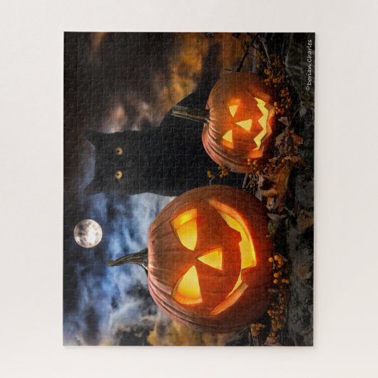 「Jack O' Lanterns & Jet」 16x20 ジグソーパズル (縦)