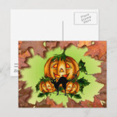JACK-O-LANTHENS BY SHARON SHARPE ポストカード (正面/裏面)