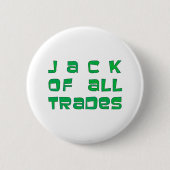 Jack of all trades 缶バッジ (正面)