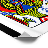 Jack Of Hearts Playing Card Valentine Costume  ポスター (角)