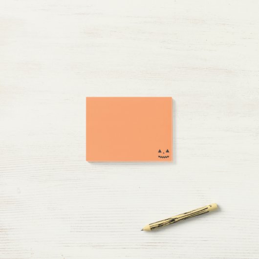 Jack O'Lantern Post-It Notes ポストイット (デスク上)