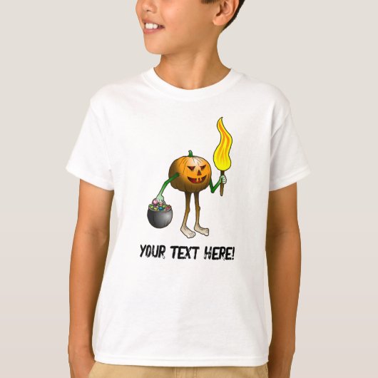 Jack O'lantern's Trick or Treat Tシャツ (正面)