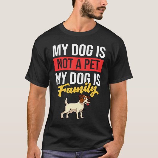 Jack Parson Russell Terrier Dog Puppies Owner Love Tシャツ (正面)
