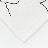 Jack Russel フリースブランケット (角)