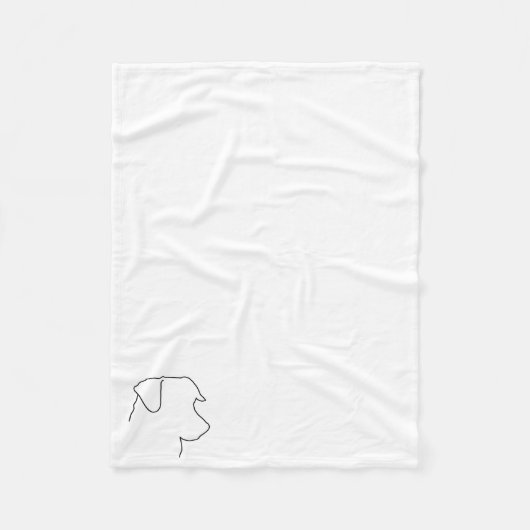 Jack Russel フリースブランケット (正面)