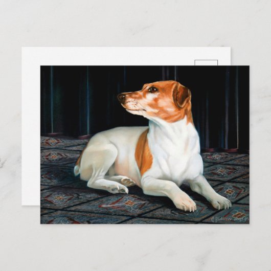 Jack Russel Postcard ポストカード (正面/裏面)