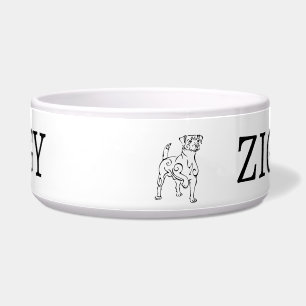 Jack Russell Dog Designカスタマイズ可能 ボウル