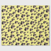 Jack Russell Face Wrapping Paper ラッピングペーパー (フラット)