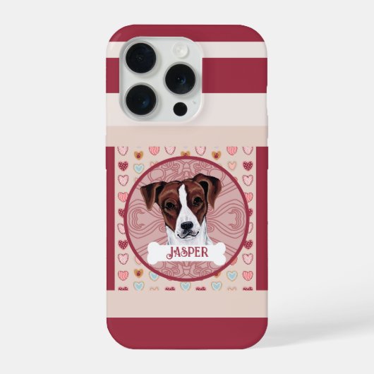 Jack Russell Heart iPhone 11 Pro Case  iPhoneケース (裏面)