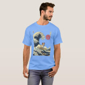 Jack Russell Kanagawa Japanese Surfing Wave friend Tシャツ (正面フル)
