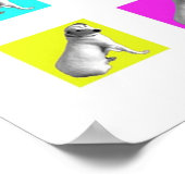 Jack Russell Pop Art Poster ポスター (角)