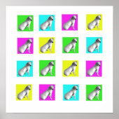 Jack Russell Pop Art Poster ポスター (正面)