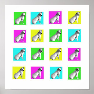 Jack Russell Pop Art Poster ポスター