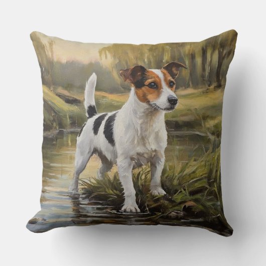 Jack Russell Terrier クッション (正面)