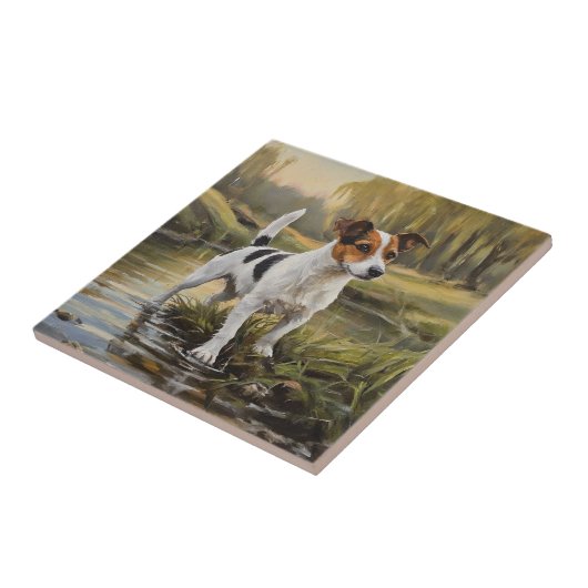 Jack Russell Terrier タイル (側面)