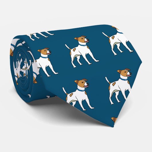 Jack Russell Terrier ネクタイ (ロール)