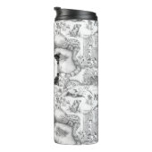 JACK RUSSELL Terrier Black Toile w/Monogram タンブラー (回転右)