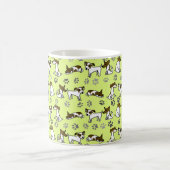 Jack Russell Terrier Cartoon Mug コーヒーマグカップ (中央)