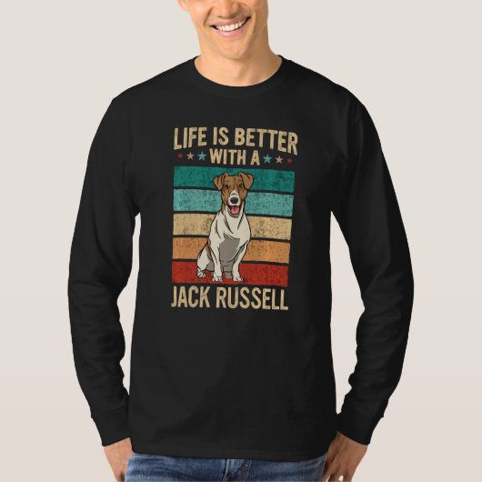 Jack Russell Terrier Dog  2 Tシャツ (正面)
