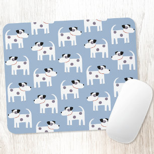 Jack Russell Terrier Dog Blue マウスパッド