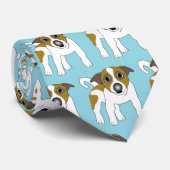 Jack Russell Terrier Dog Design ネクタイ (ロール)
