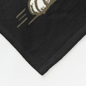 Jack Russell Terrier Dog Playing Guitar Rocker Gui フリースブランケット (角)