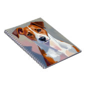 Jack Russell Terrier Painting Dog Pet ノートブック (右側)