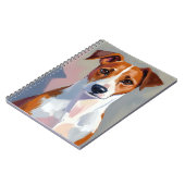 Jack Russell Terrier Painting Dog Pet ノートブック (左側)