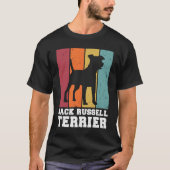 Jack Russell Terrier Vintage Tシャツ (正面)