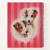  Jack Russell terriers print ノートブック (裏面)