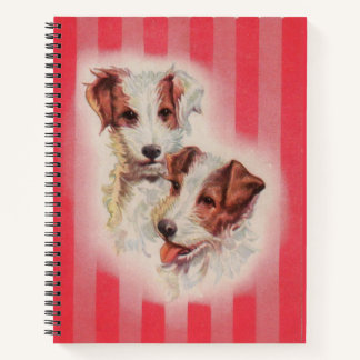 Jack Russell terriers print ノートブック