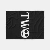 Jack Skellington First Birthday Two Baby  フリースブランケット (正面(横))