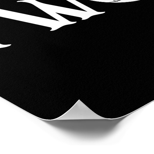 Jack Skellington First Birthday Two Baby  ポスター (角)