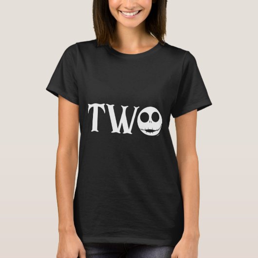 Jack Skellington First Birthday Two Baby Tシャツ (正面)