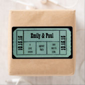 JACK TWO日付の保存チケット ラベル (インサイチュ)