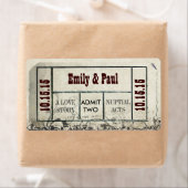 JACK TWO日付の保存チケット ラベル (インサイチュ)