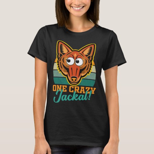 Jackal gifts kids women kids jackal awareness wild tシャツ (正面)