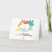 Jackalopeのクリスマス シーズンカード (裏面)