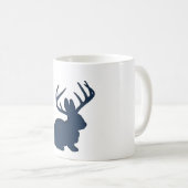 Jackalopeの濃紺 コーヒーマグカップ (正面右)