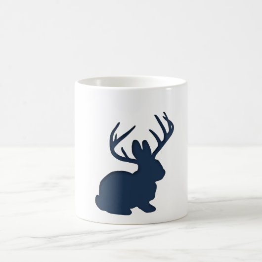 Jackalopeの濃紺 コーヒーマグカップ (中央)
