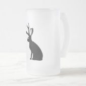 Jackalope フロストグラスビールジョッキ (正面右)