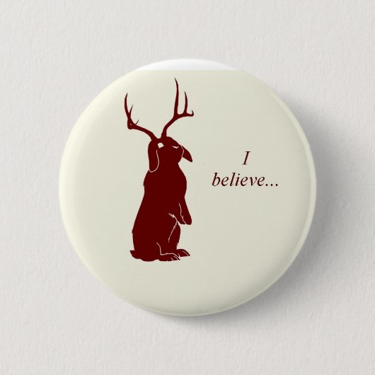 jackalope 缶バッジ (正面)