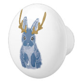 Jackalope Spirit Animal セラミックノブ (右)